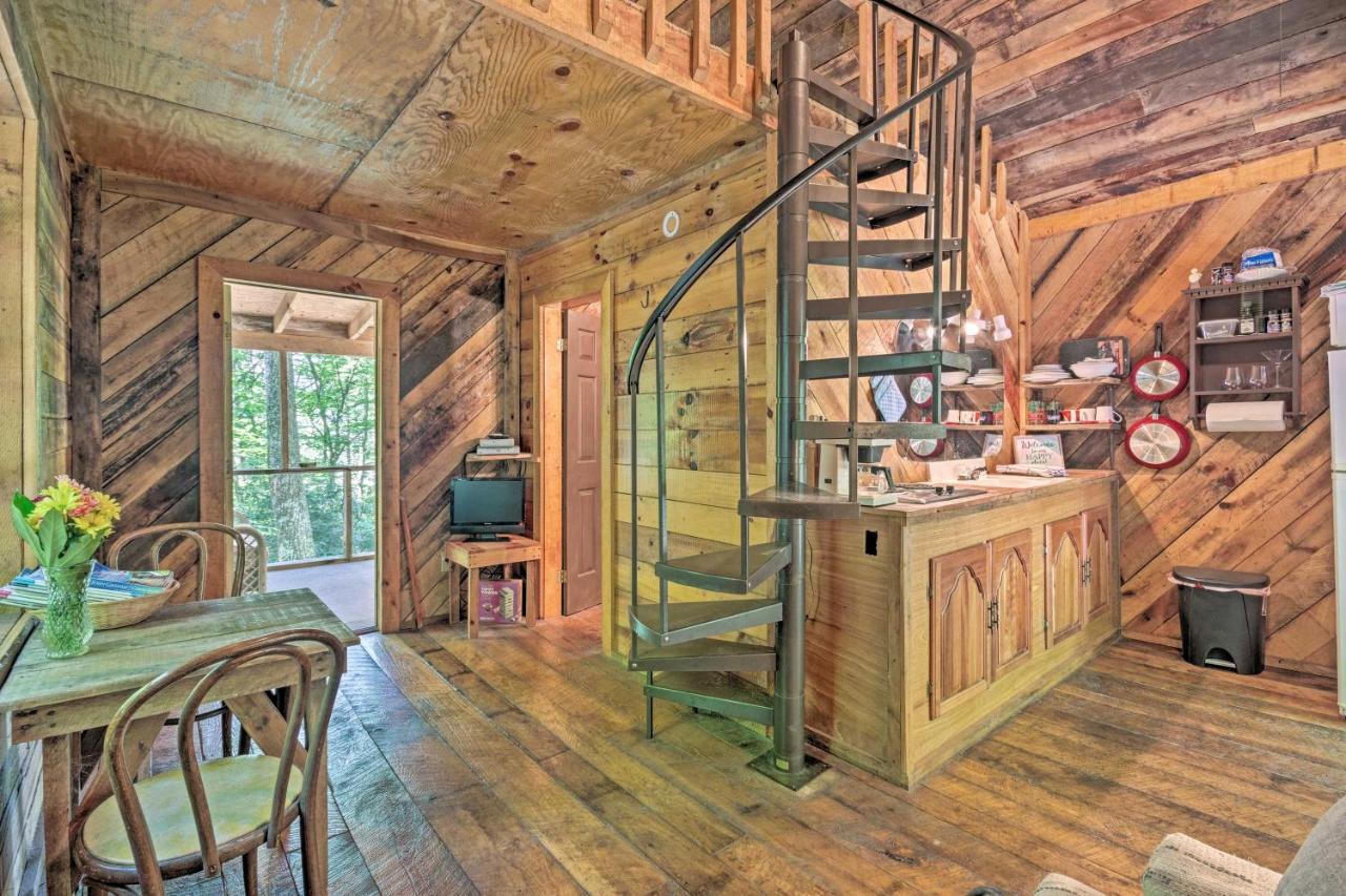 Creekside Cabin With Deck In Pisgah Forest! Barnardsville Exterior photo